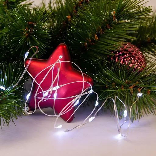 Гирлянда Chomik Охапка струн 200LED холодный белый 10 х 2 м (LED1797) - фото 4