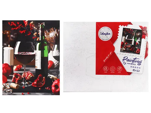 Набір для розпису по номерах Гранатова насолода, 40x50 см, КНО5671