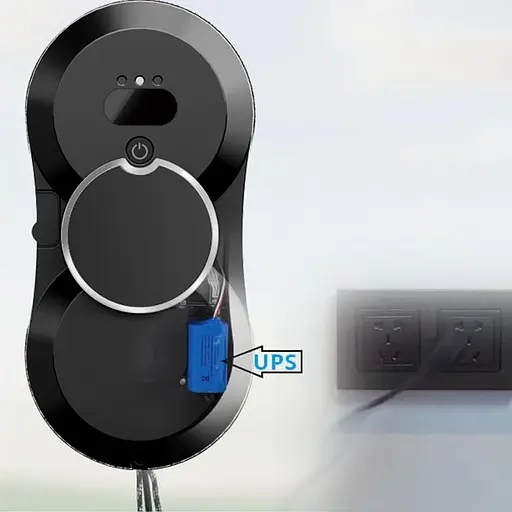 Робот для мийки вікна DJET W17S з одностороннім автоматичним розпилювачем води Black - фото 7