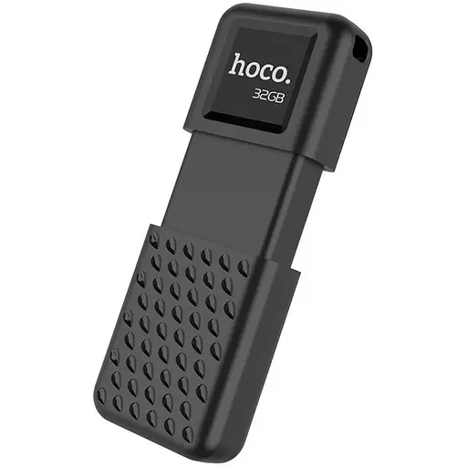 USB флеш накопитель Hoco UD6 32GB USB 2.0 matte черный - фото 1