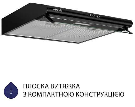 Витяжка Minola HPL 615 BL (плоска) - фото 2
