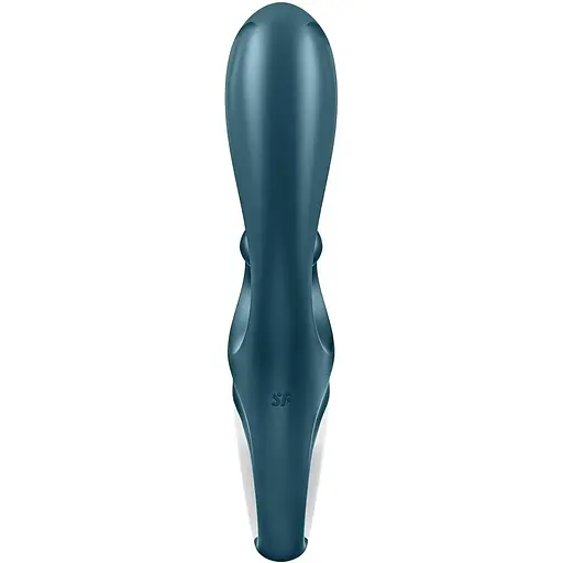 Смарт вібратор-кролик Satisfyer Hug Me Bluegrey - фото 6
