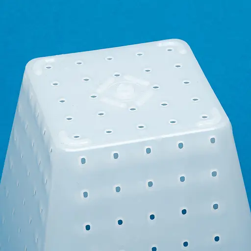 Форма для виготовлення м'якого сиру типу "Камамбер" та сирів з пліснявою (пірамідка) 0.4 л, Kitchette Білий 85866 - фото 6