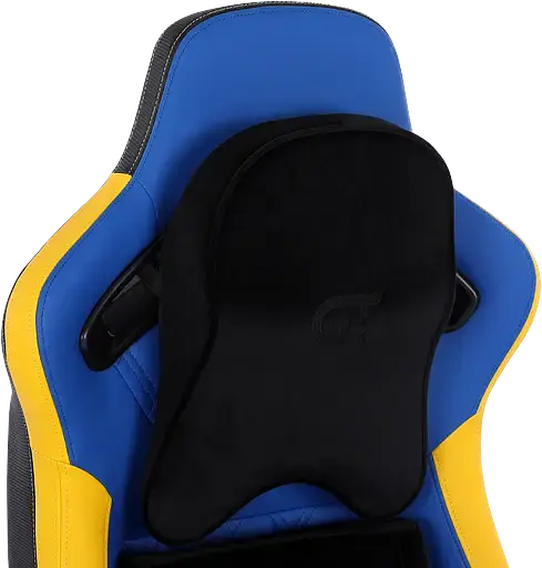 Геймерское кресло GT Racer синее с желтым (X-0724 Blue/Yellow) - фото 13