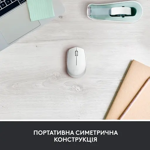 Компьютерная мышь Logitech M171 Wireless Mouse, White (910-006867) - фото 3