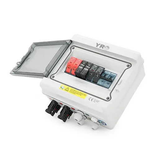 Комбінатор для сонячних систем YRO YRPVB-2/1CB DC550V блискавкозахист+замок - фото 1