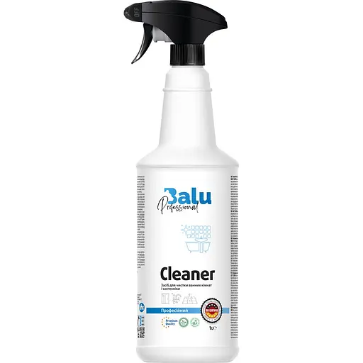 Профессиональное средство для мытья сантехники и керамики Balu CLEANER 1 л
