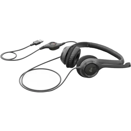 Навушники з мікрофоном Logitech H390 USB Black (981-000406) - фото 2
