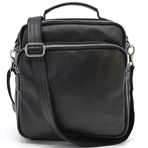 Чоловіча шкіряна сумка через плече TARWA 24х26х9 см sum0025372 - фото 1