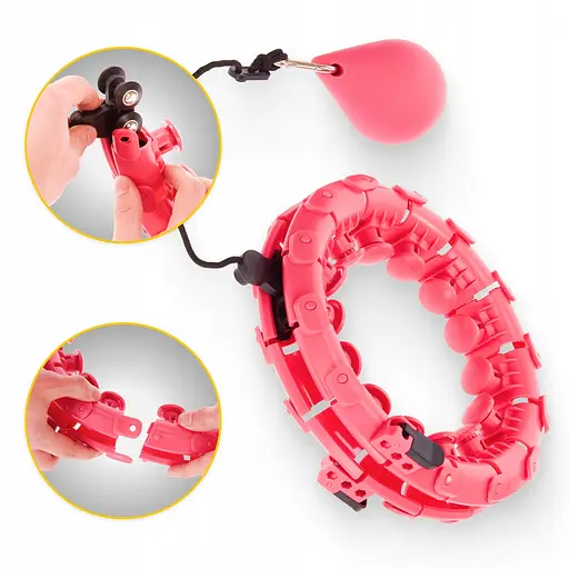 Обруч (хулахуп) массажный 4FIZJO с отягощением 4FJ0633 (P-5907739316820) - фото 8