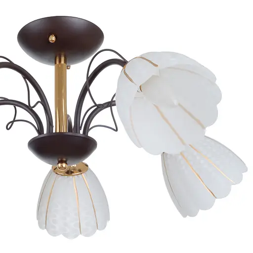 Люстра стельова Brille в спальню E27 60W BK (LK-679S/5) - фото 7