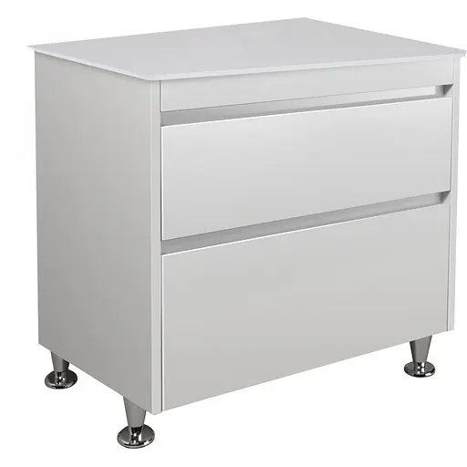 Тумба Мойдодир Prime 80 ST зі стільницею підлогова Білий - фото 1