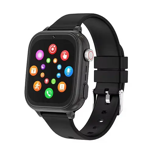 Дитячий розумний смарт-годинник Smart Watch T53 з GPS відеодзвінком прослуховуванням + 2 додаткові корпуси Чорний - фото 4