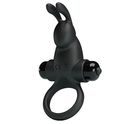 Эрекционное кольцо Pretty Love Vibrant Penis Ring I 11.3 см черный - фото 2