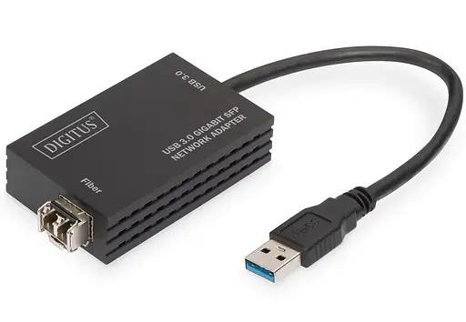 USB-хаб Digitus USB-A SFP, USB 3.0 Gigabit Network (DN-3026) - фото 3