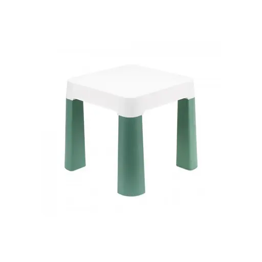 Детский табурет 0884TXK, бело-зеленый, до 75 кг 32 х 32 х 28 см