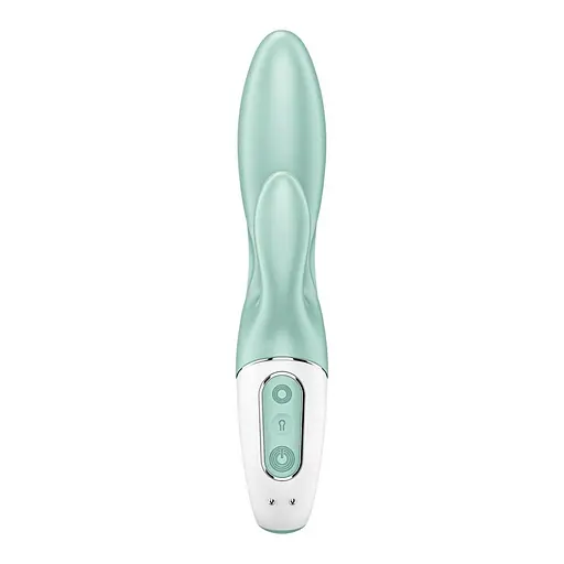 Вібратор-кролик Satisfyer Air Pump Bunny 5+ 21.5х3.6 см м'ятний - фото 2