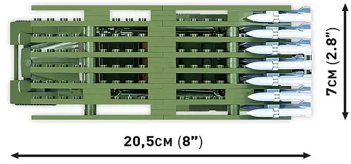 Конструктор COBI Реактивна установка БМ-13 Катюша (ЗІС-6) 1:35 440 деталей - фото 6