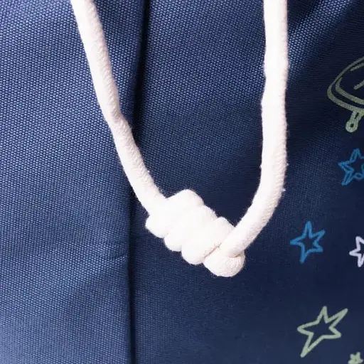 Кошик Yiwu HP-41-15BL для дитячих іграшок текстильний 47 см синій - фото 6