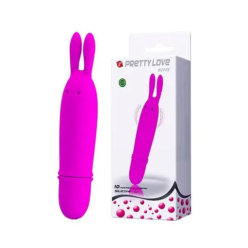 Вибро яйцо зайчик Boyce клиторальный силиконовый вибратор для женщин фуксия - фото 1