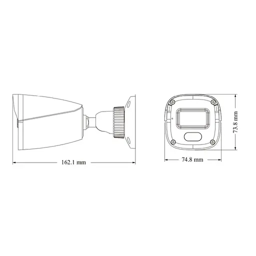 IP-відеокамера 4Mp TVT TD-9441S4L-C(D/PE/AW1) White f=2.8mm, ІЧ+LED-підсвічування, з мікрофоном (77-00324) - фото 2