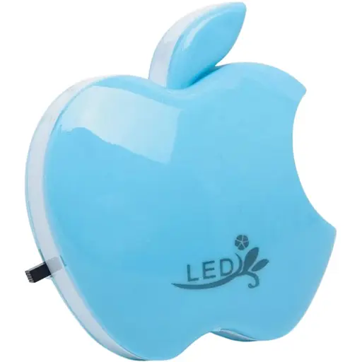 Ночник Framily QL-336 светодиодный светильник Яблоко 1 Вт Голубой - фото 1