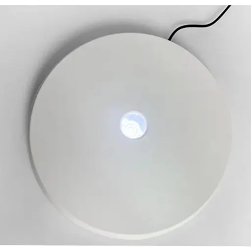 Автоматичний поворотний стіл з регулюванням швидкості обертання Heonyirry C250, діаметр 25 см, білий - фото 2