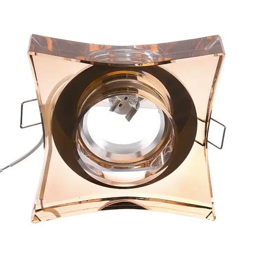 Світильник точковий Brille декоративний HDL-G152 Tea Crystal MR16 164133