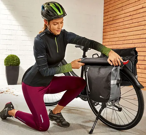 Сумка велосипедная. кофр. сумка почтальон 2в1 Crivit 48х32.5х15.5 см sum0021184 - фото 6