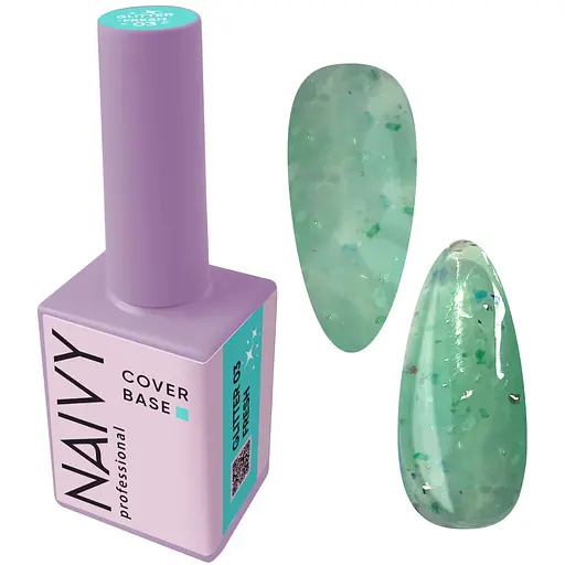 Базове покриття Naivy Professional Glitter №03 Fresh 15 мл