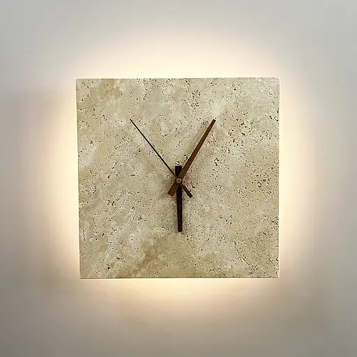 Декоративний квадратний світильник-годинник 30х30 см Line F Арт. STW010S-300 - фото 3