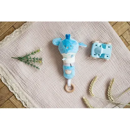 Игрушка-погремушка Elfiki Птичка Пипо голубая (ИГ-0104) - фото 2