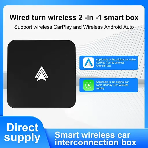 Бездротовий адаптер BEAPHIE 2 в 1 CarPlay та автоматичний бездротовий адаптер Android, бездротовий адаптер CarPlay 2024 - фото 5