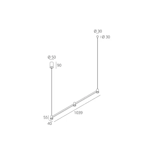Підвіс RGL7741 3×5W BK 3000K - фото 2