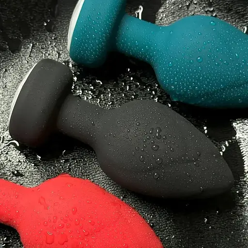 Анальна пробка з вібрацією, що світиться у темряві Light Anal Plug, Анальні іграшки - фото 4