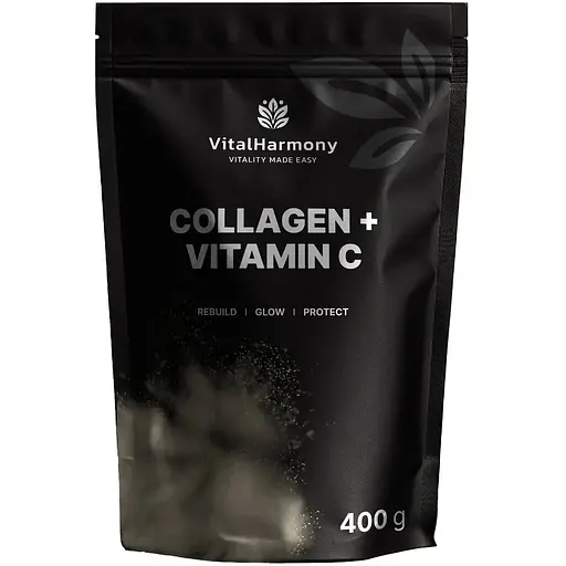 Коллаген и витамин С VitalHarmony Collagen pluc C, 400 грамм - Натуральный