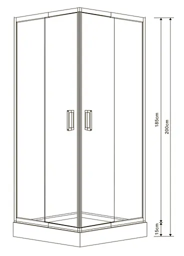 Душевая кабина Eger VI`Z 80-90 см 599-005/1, белый - фото 7