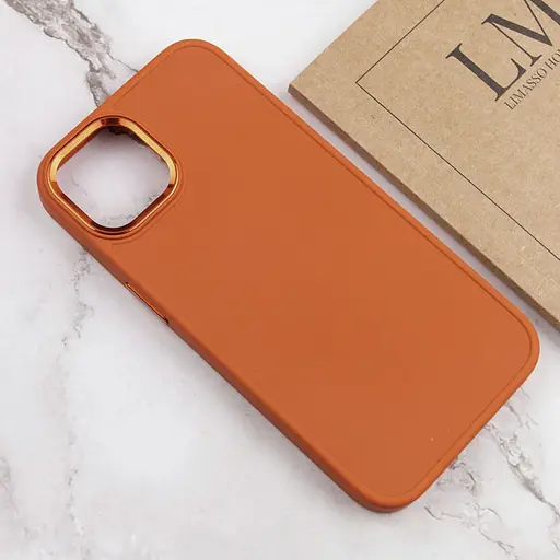 Чохол Epik TPU Bonbon Metal Style для Apple iPhone 11 Pro 5.8 Помаранчевий/Papaya - фото 4