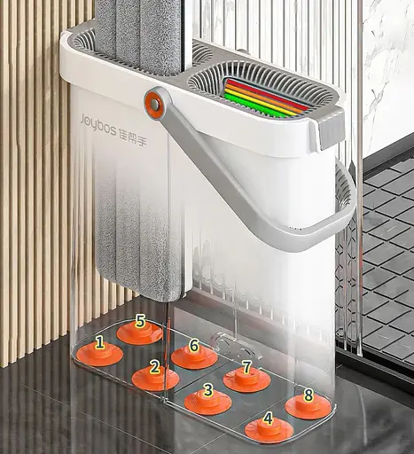 Швабра с отжимом и ведром Joybos M03 Flat Floor - фото 8