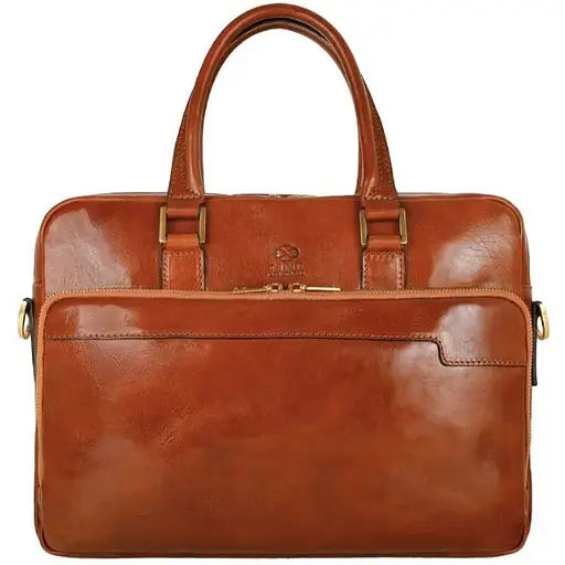 Шкіряна сумка-портфель для ноутбука Time Resistance 37.5х28х10.5 см sum0028269 - фото 1