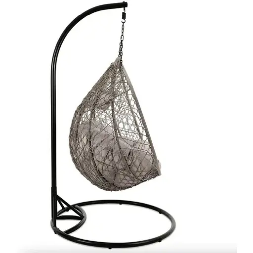 Подвесное кресло-кокон Di Volio Foggio двухместное серый - фото 7