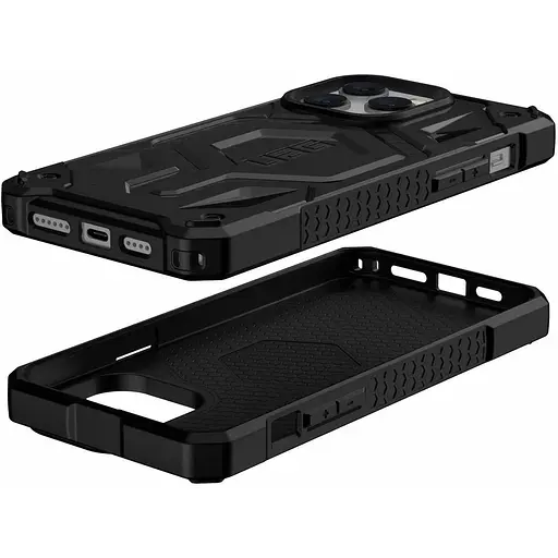 Оригінальний протиударний чохол UAG Monarch Pro MagSafe для iPhone 14 Pro (6.1") Carbon Black 114030114242 - фото 9