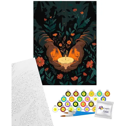 Картина за номерами Art Craft Надія в долонях 30х40 см (12519-AC) - фото 1