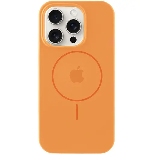 Чохол Epik Silicone Case Full Protective AA with MagSafe для Apple iPhone 16 Pro Max 6.9 Помаранчевий/Papaya