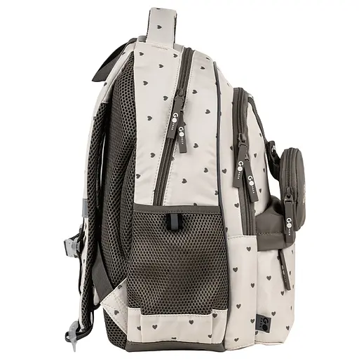 Рюкзак GoPack Education 182M Beige Polka Dots Бежевий (GO26-182M-3) - фото 4