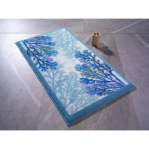 Килимок для ванної кімнати Confetti Coral mavi 50 x 57