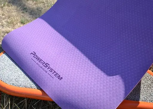 Коврик для йоги и фитнеса Power System PS-4060 TPE Yoga Mat Premium Purple (183х61х0.6) (4060PI-0) - фото 9