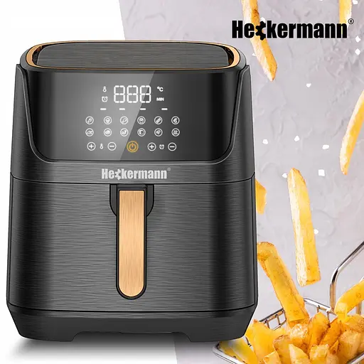 Аэрогриль Аэрофритюрница Heckermann HF 8850 7л - фото 9