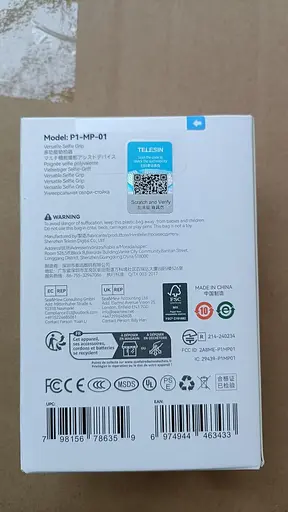 Палка для селфі TELESIN° Smartphone Grip - фото 4