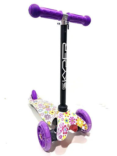 Самокат Mini Skyper, пластиковый, колеса PU 120 мм, световые эффекты, 112-70899 (в ассортименте)